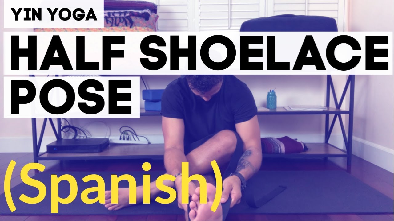 (Spanish) How to do Half Shoelace Pose (Glute Stretch) I Yin Yoga