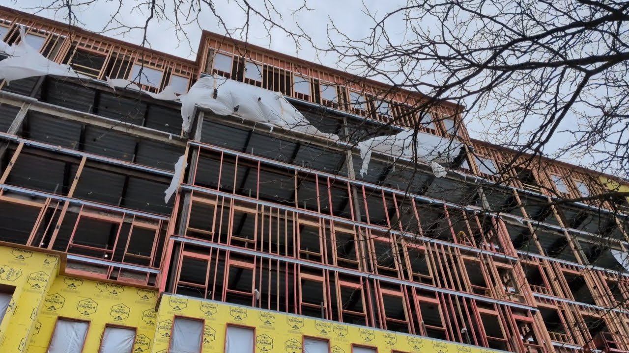 Burlington Square North Tower Construction Continues on Cherry St