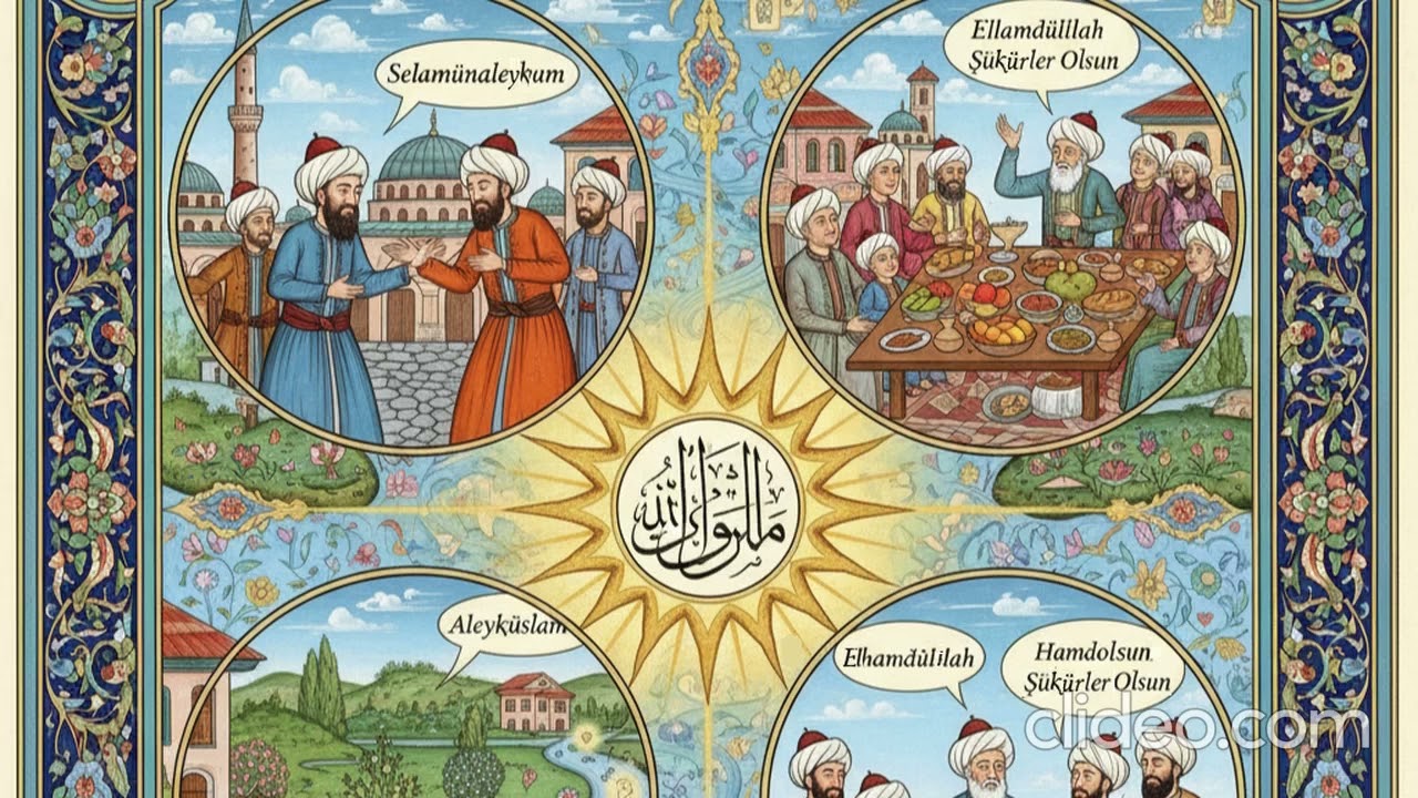4 Dkab 1.1. G&uuml;nl&uuml;k Konuşmalarda Din&icirc; İfadeler-Selam-Hamt ve Ş&uuml;k&uuml;r