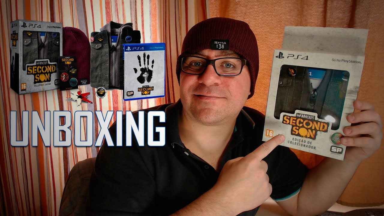 inFamous: Second Son Edição de Colecionador PS4 UNBOXING