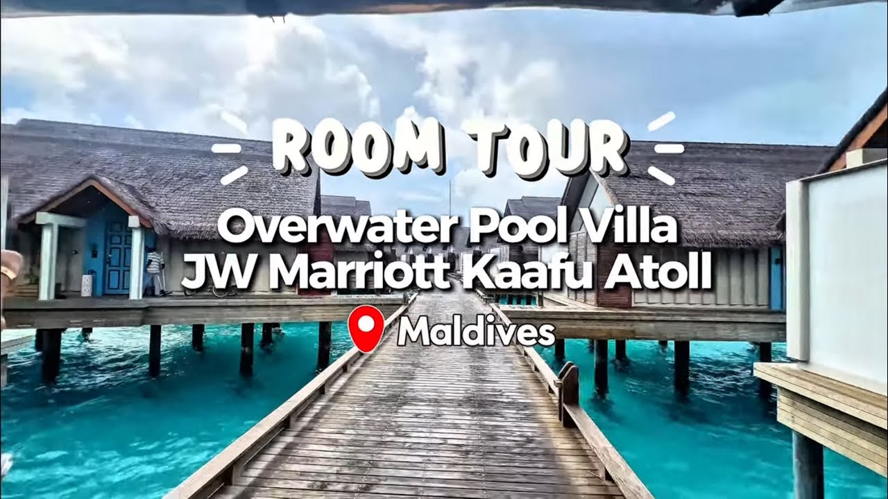 A room tour of: Overwater Pool Villa- JW Marriott Kaafu Atoll, Maldives 🇲🇻