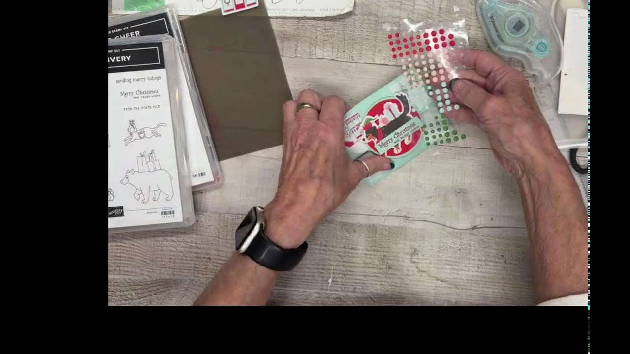 Pop Up Gift Card  Jolly Delivery © Stampin' Up!®