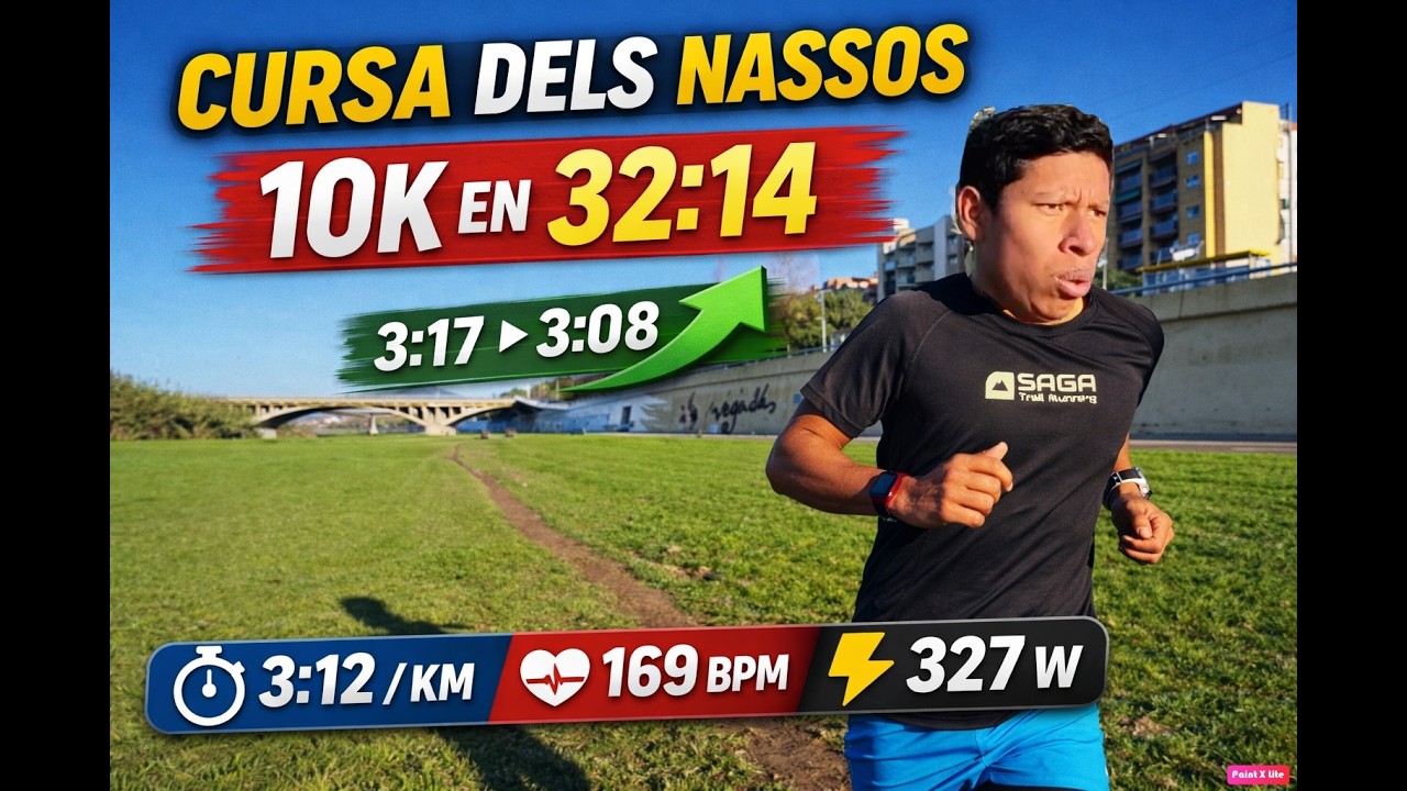 CORRÍ 10KM EN 32MIN - LA CURSA DE NASSOS BARCELONA
