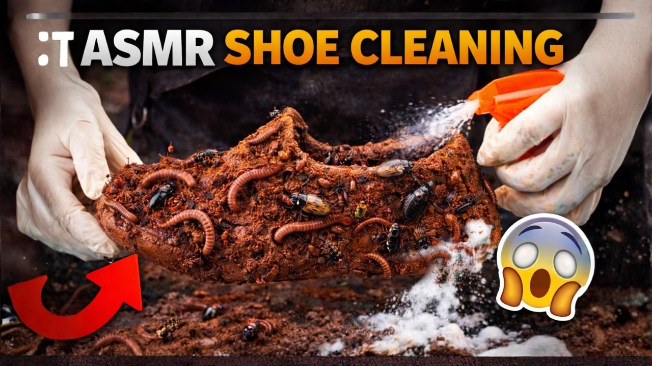 I Cleaned a $10 Teen’s School Shoes… You Won’t Believe the Result! | ASMR