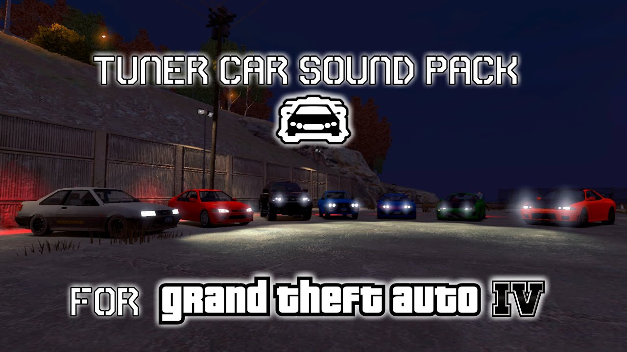 GTA IV Tuner Car Sound Pack Showcase ASMR (Lore-Friendly)