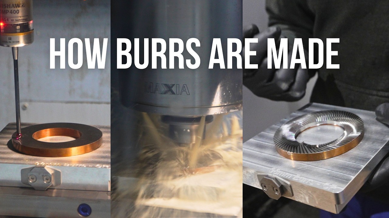 How Coffee Grinder Burrs Are Made! Ft. Kafatek
