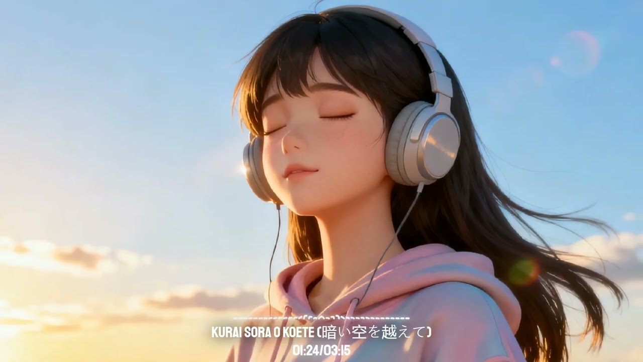 Kurai Sora o Koete (暗い空を越えて) | Powerful J-Pop Rock Song With Anime Energy