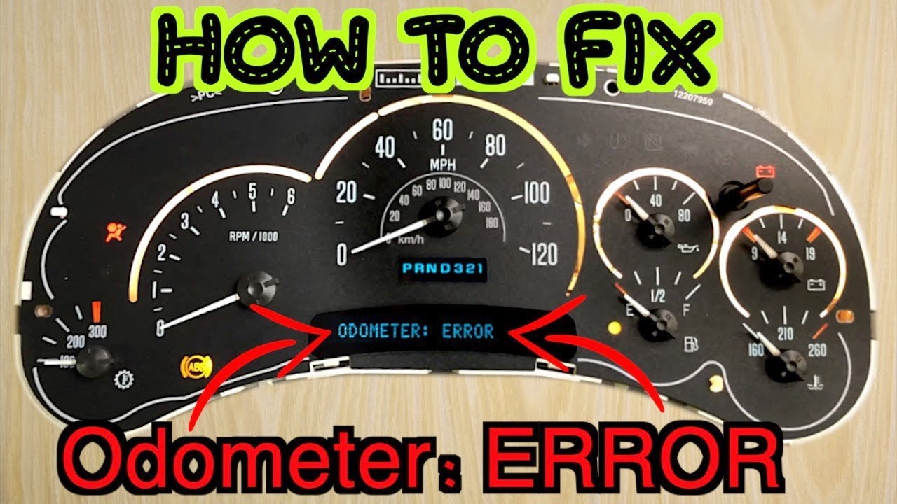✅ How I Fixed ODOMETER ERROR message in Cadillac Escalade Instrument Cluster