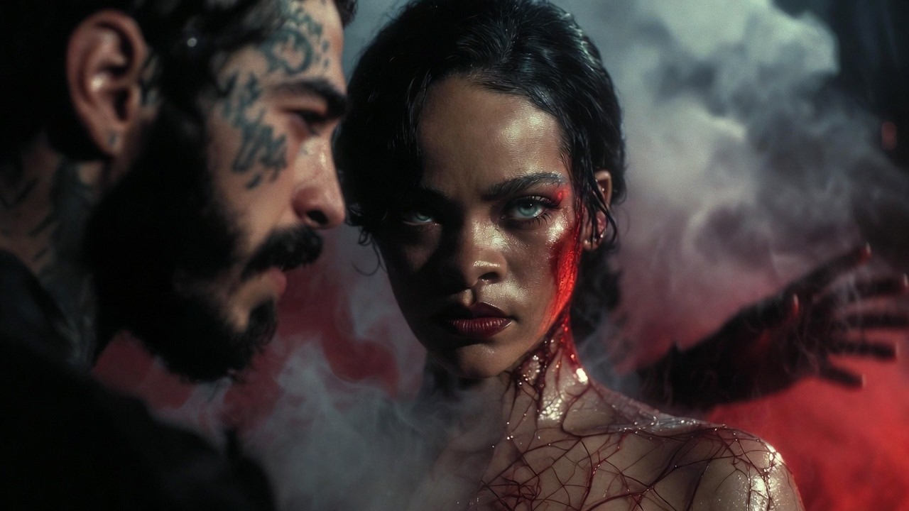 Rihanna ft.  Post Malone  - Still Bleeding (Lyrics Video)