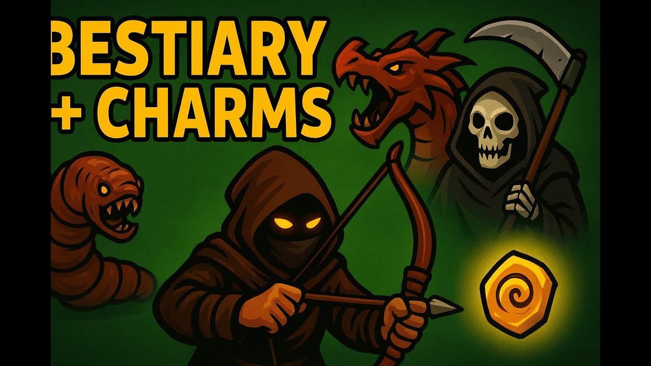¡TIBIA! Guía Completa del Bestiary y Charms en Tibia | Cómo ganar Charm Points y usarlos al máximo 🐉