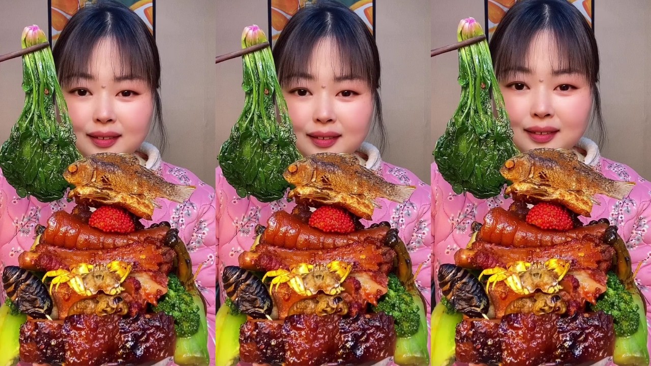 ASMR Rural Food – Delicious Braised Pork Ribs Eating Show | Satisfying Braised Pork Ribs Feast