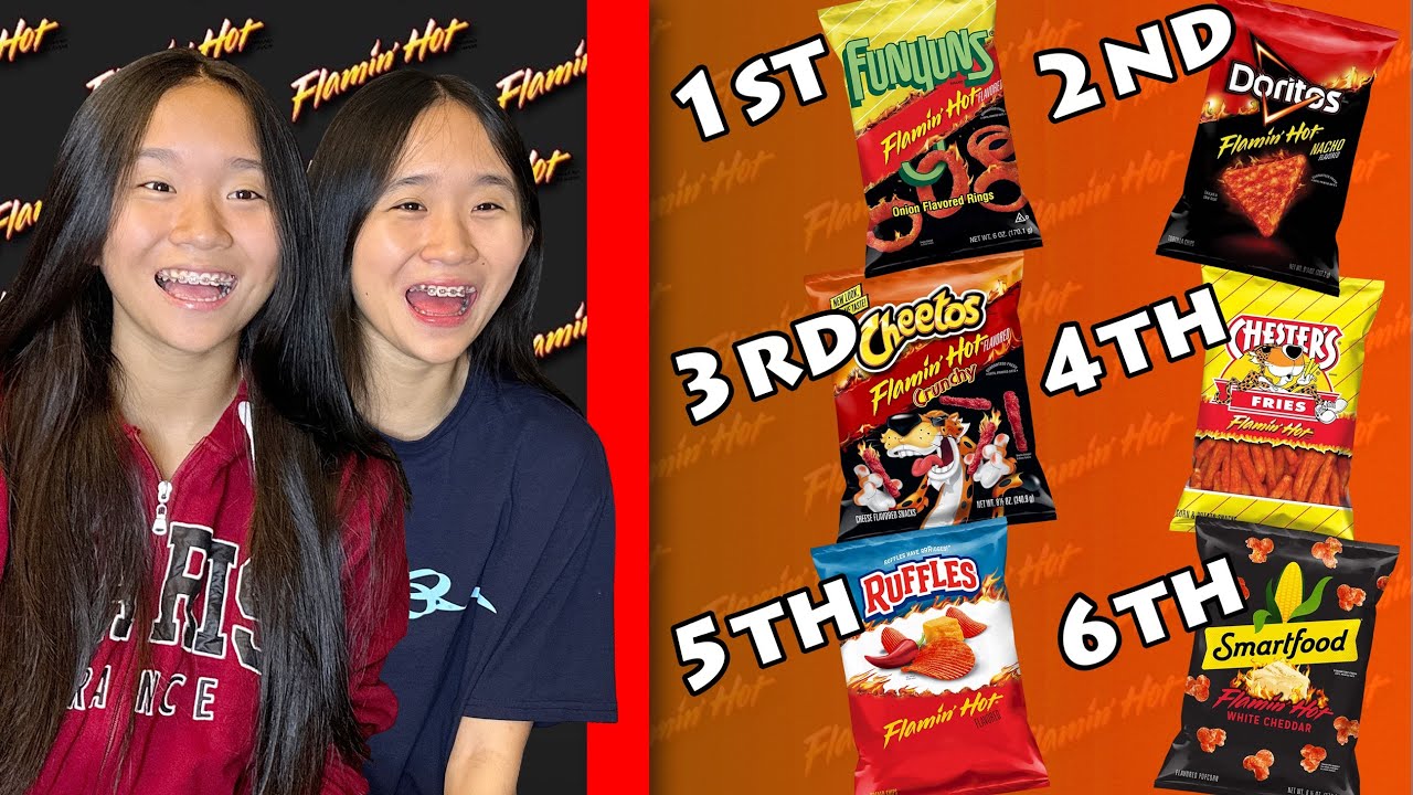 We tried every Flamin' Hot snack! 🔥 | Janet and Kate