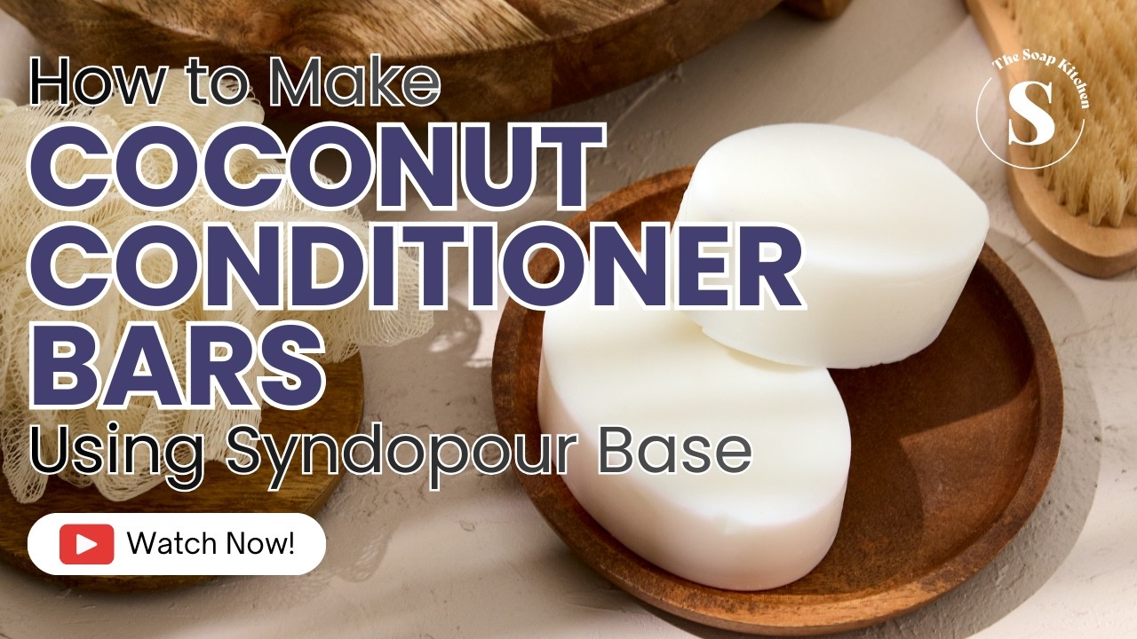 How To Make Coconut Conditioner Bar Using Syndopour Melt & Pour BaseTo Name