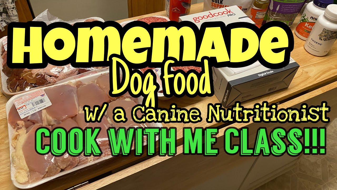 Make Homemade Dog Food (Raw and Cooked) with a Canine Nutritionist/ Cook With Me Session 1