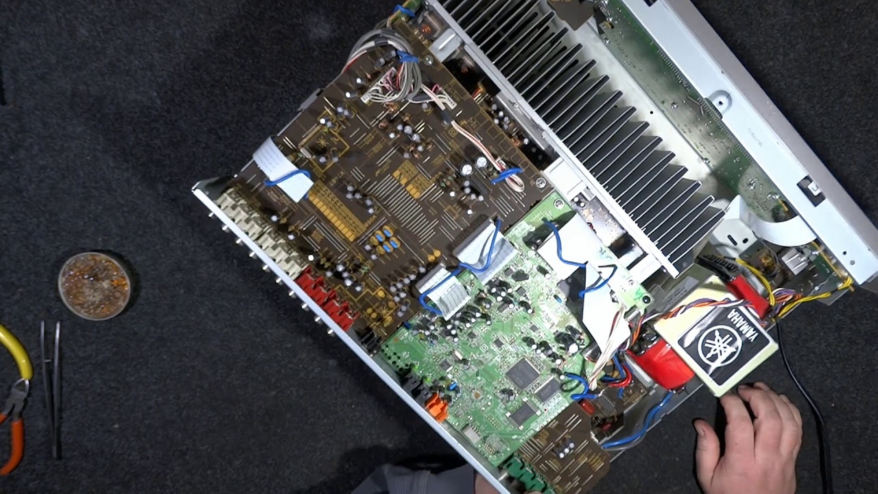Yamaha RX V459 Naprawa zasilania
