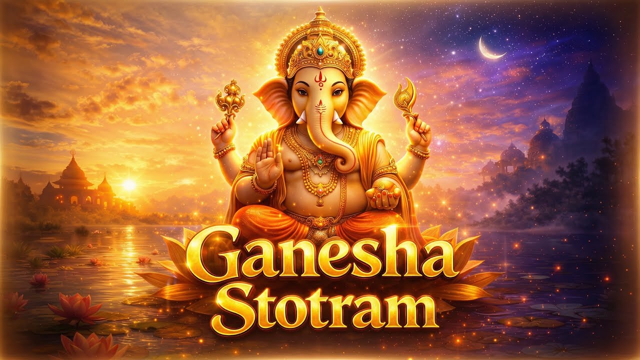Powerful Ganesha Stotram | Remove All Obstacles | Divine Ganpati stotram | Morning Bhajan 