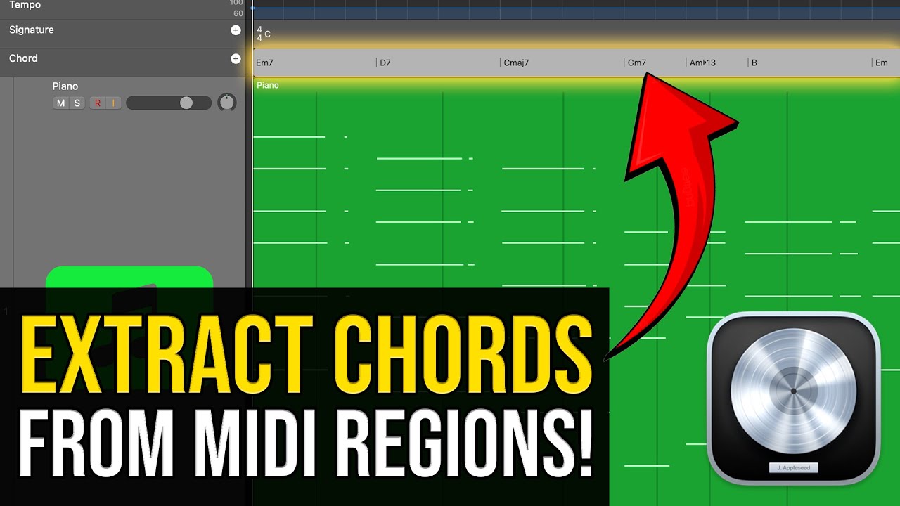 Extract Chords from ANY MIDI REGION & ADD to CHORD TRACK! (Logic Pro 11 Workaround)