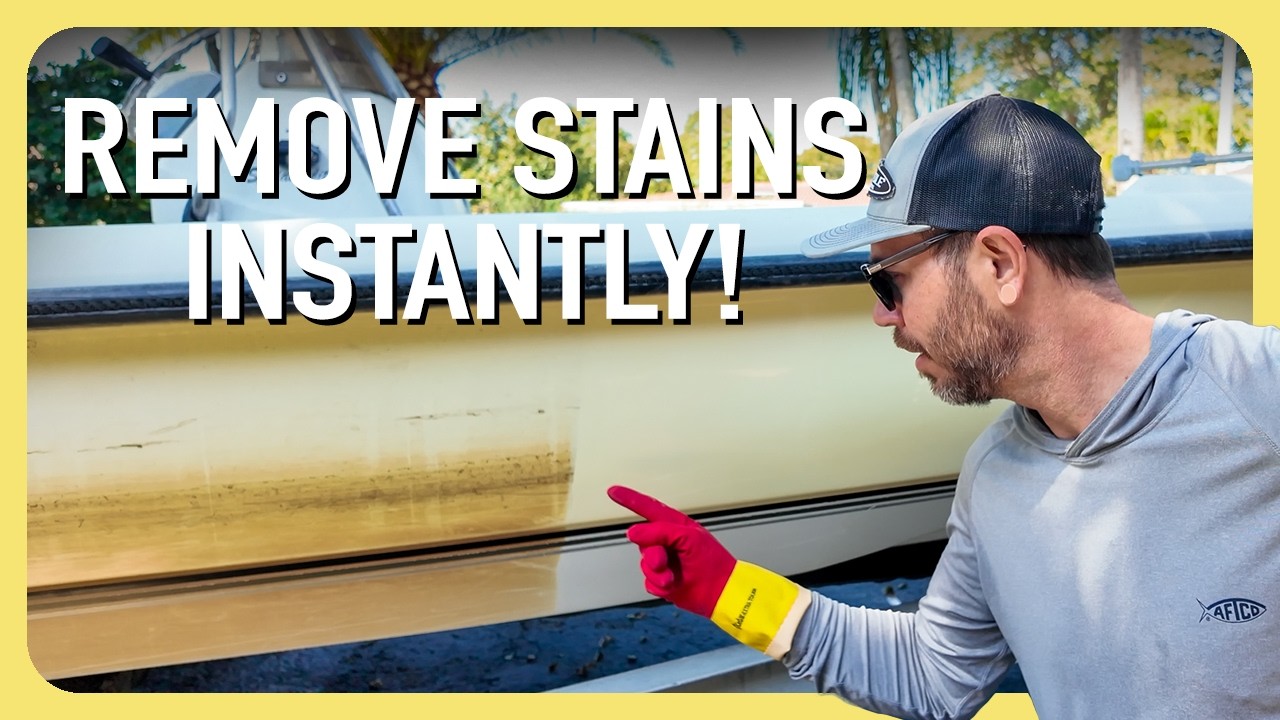 How To Remove Permanent Boat Hull Stains Instantly