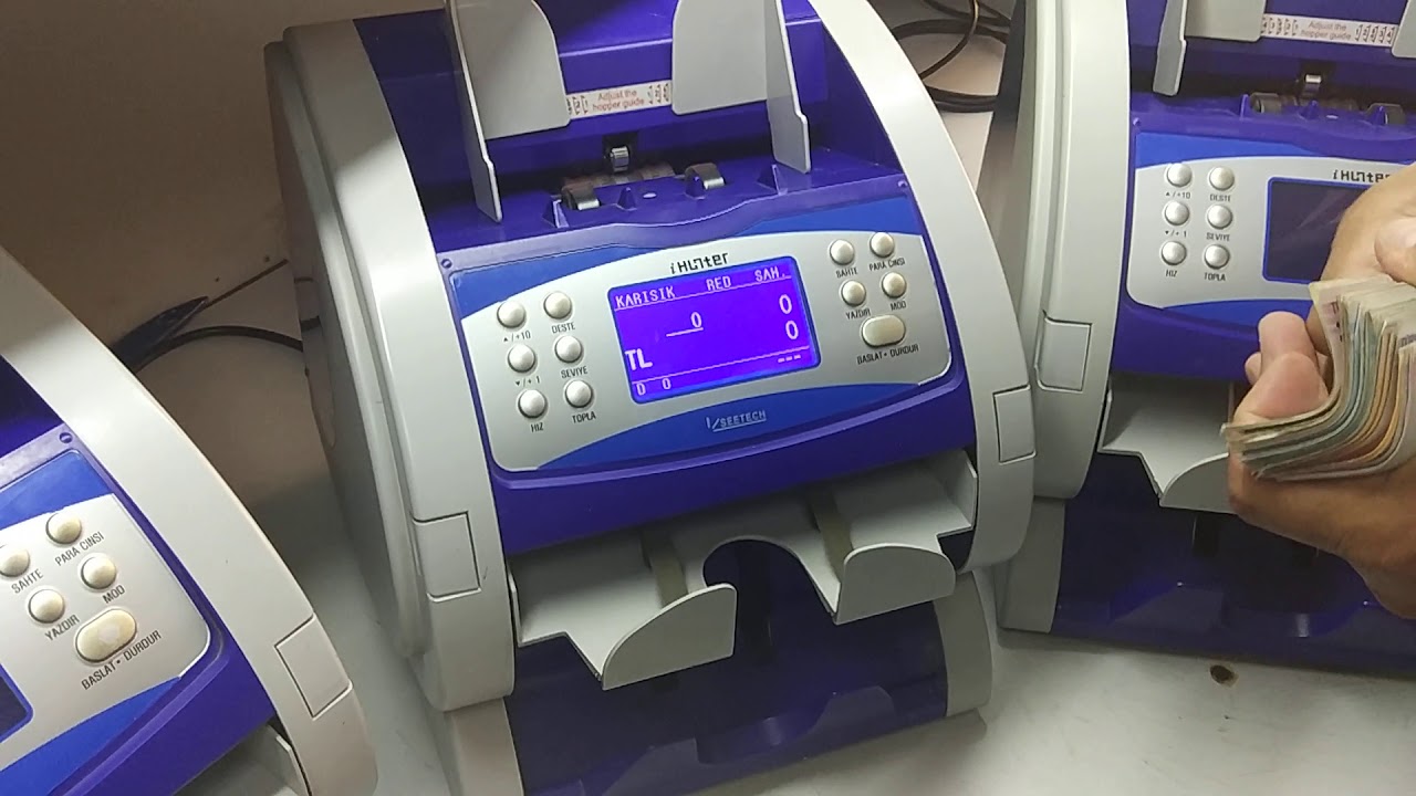 2.El I-Hunter 2600 Çift Katlı Karışık Para Sayma Makinesi