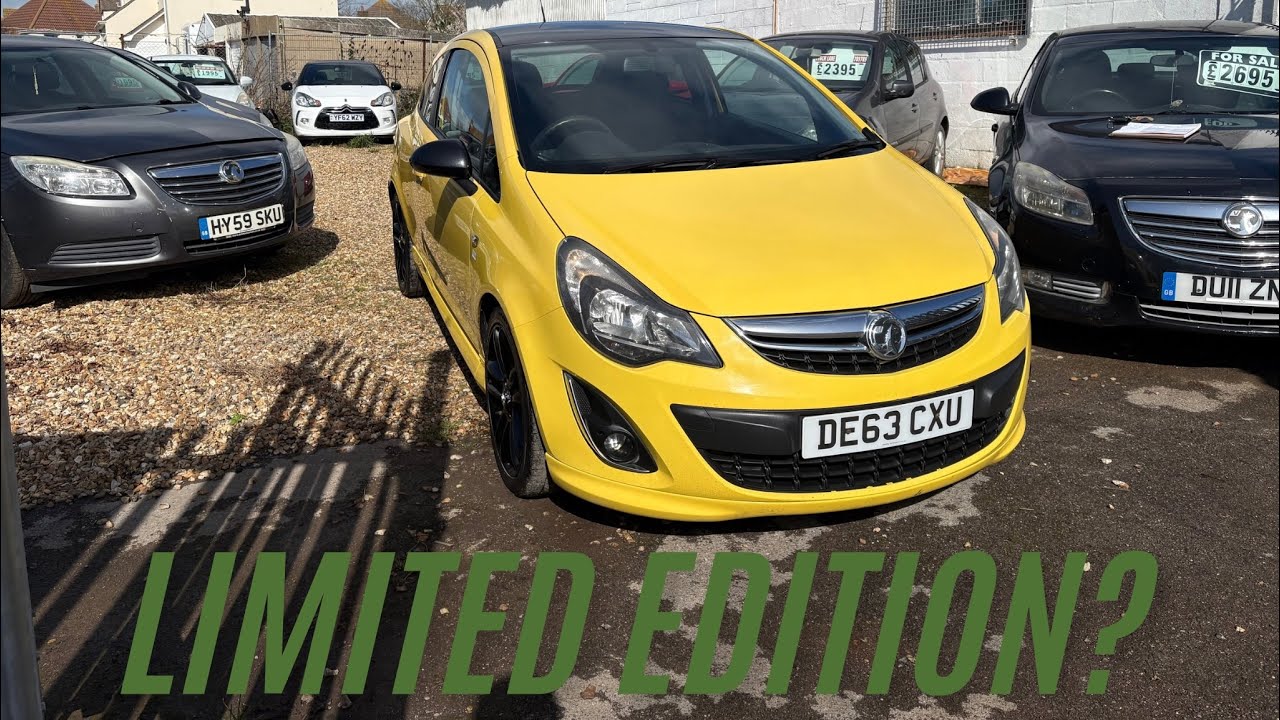 I Can’t Believe This Is a LIMITED EDITION Corsa