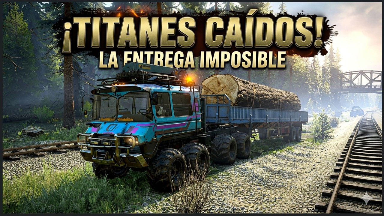 ¡ESTAS SECUOYAS SON GIGANTES! 🌲 | Misión Titanes Caídos en SnowRunner!