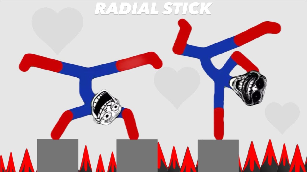 Best Falls | Stickman Dismounting compilation of funny moments RADIAL STICK #696