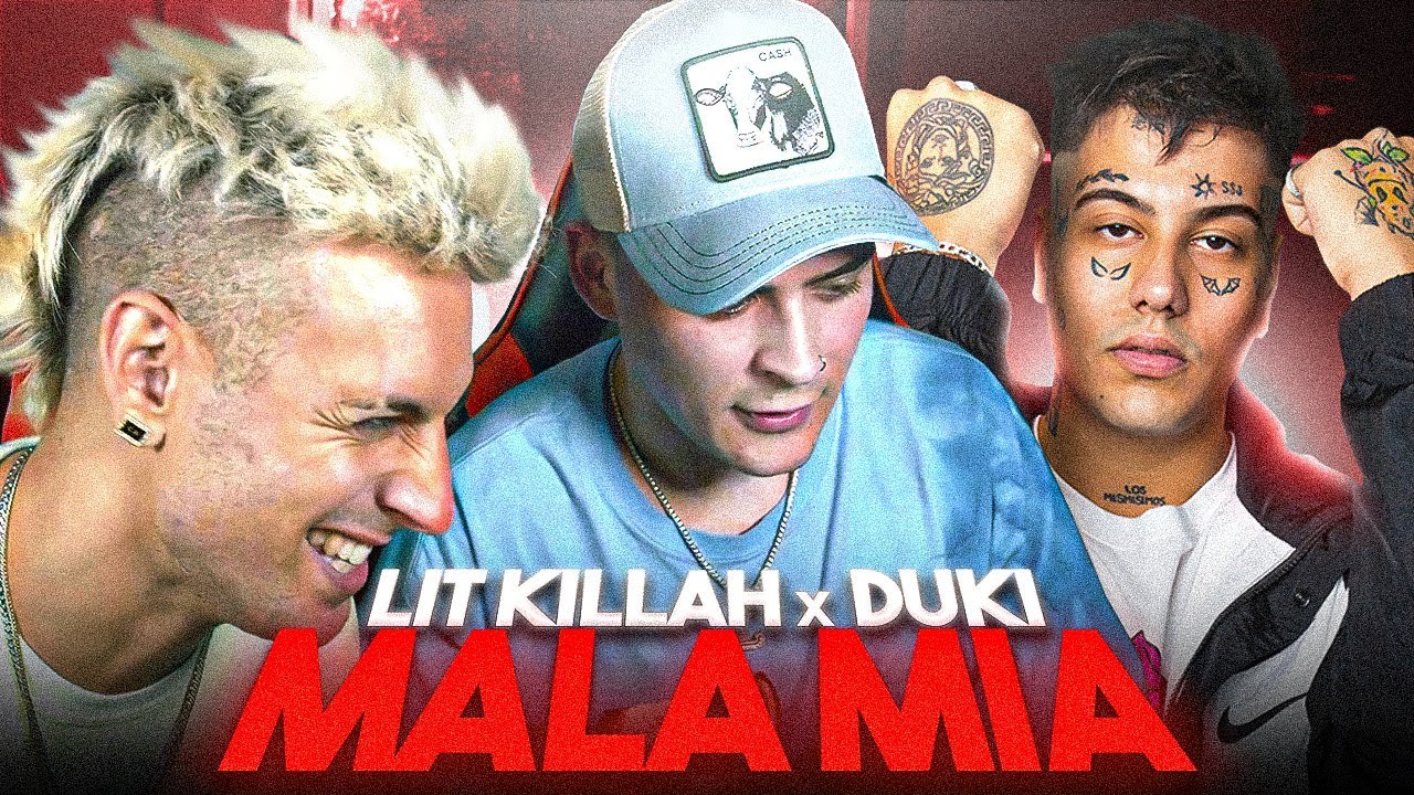 REACCIONANDO con @LITkillah   a Mala Mía - LIT killah, Duki