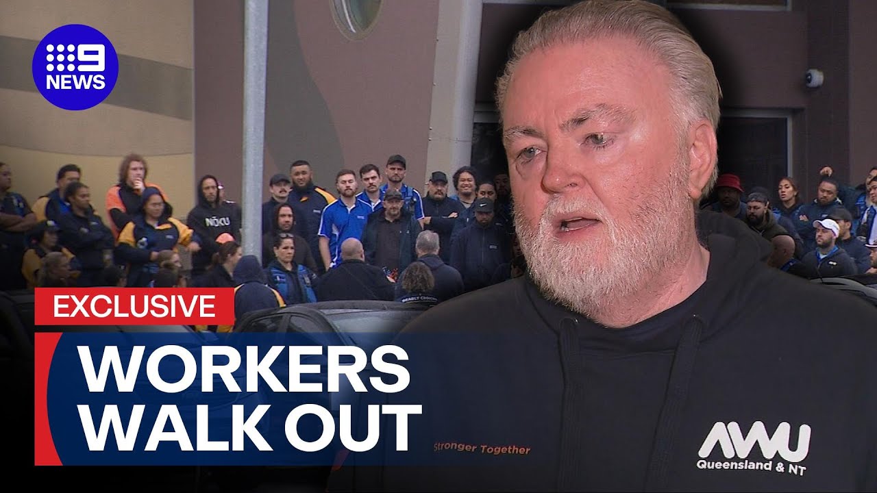 Queensland youth detention workers strike over safety fears | 9 News Australia