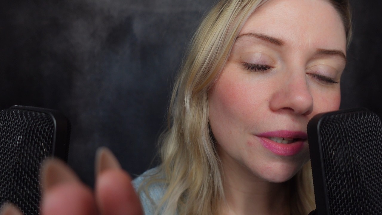 ASMR - Slow Breathy Clickity Ear To Ear Whispers 🌙 Trigger Words
