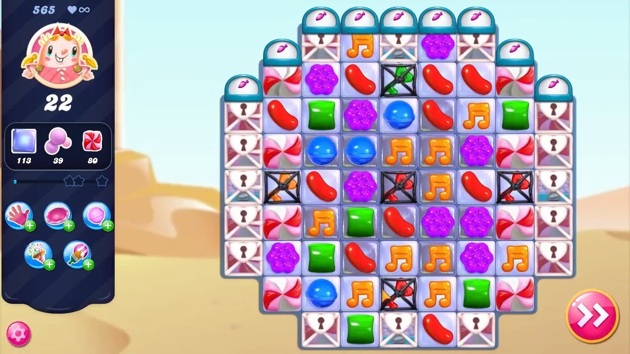 Candy Crush Saga LEVEL 565 NO BOOSTERS (new version)🔄✅