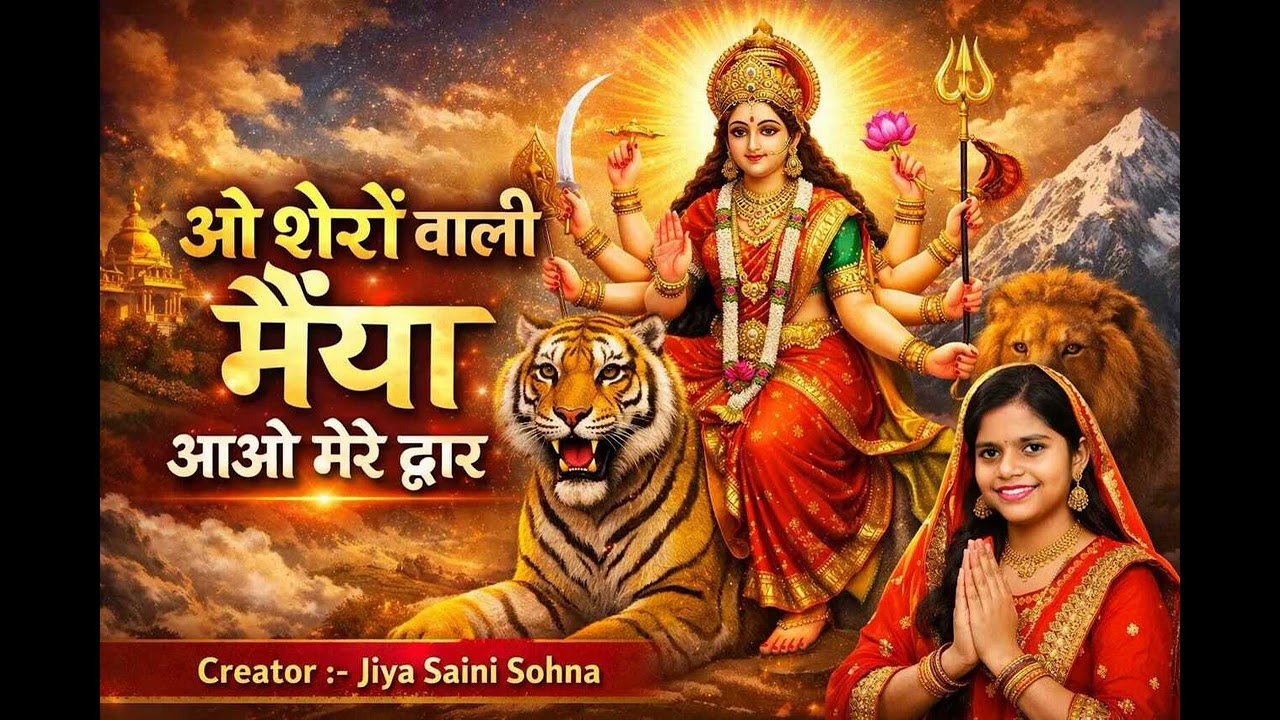 ओ शेरों वाली मैया, आओ मेरे द्वार 2 || O Sherowali Maiya Aao Mere Dwar 2 || Jiya Saini Sohna