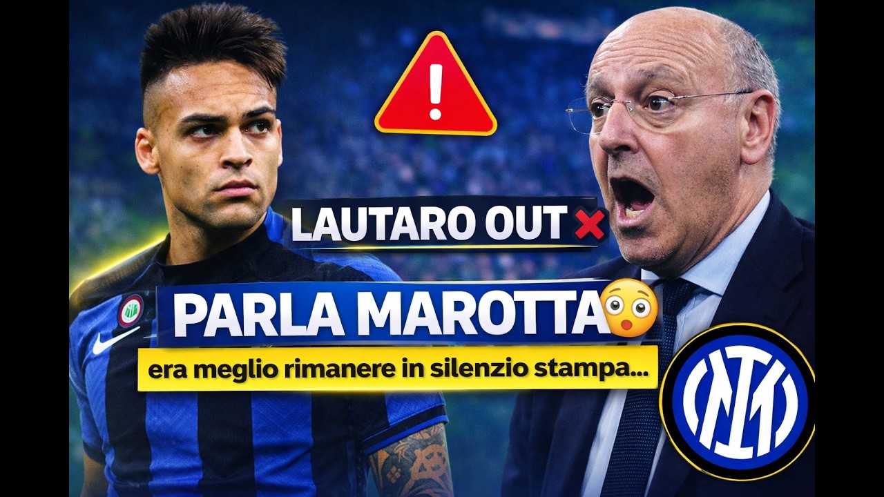 MAROTTA PARLA, LAUTARO OUT 😬 e FIRENZE si avvicina… MOMENTO DELICATO!