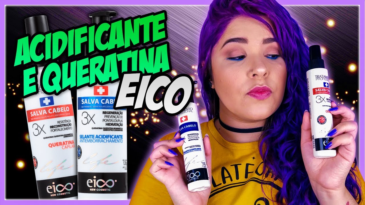 ACIDIFICANTE E QUERATINA EICO COSMÉTICOS [LOW E NO POO]