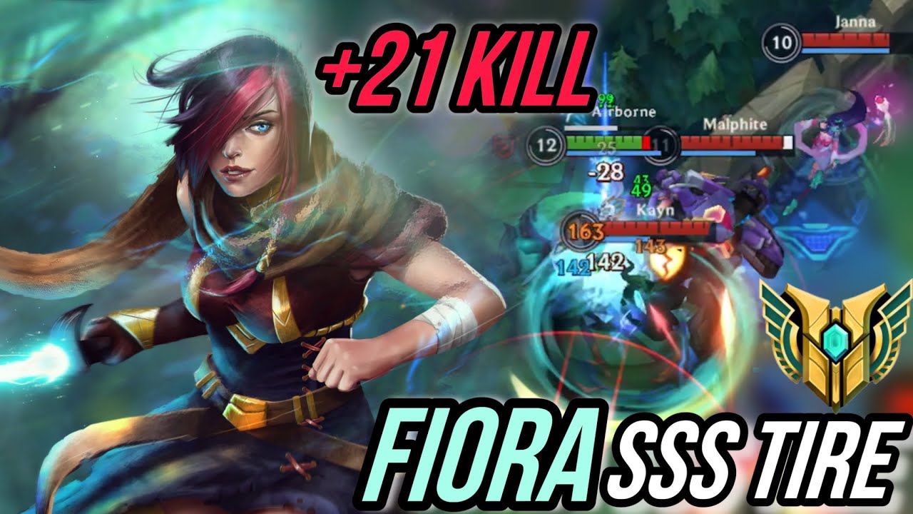 FIORA JUNGLE SSS TIRE CARRY SEASON 12 WILD RIFT