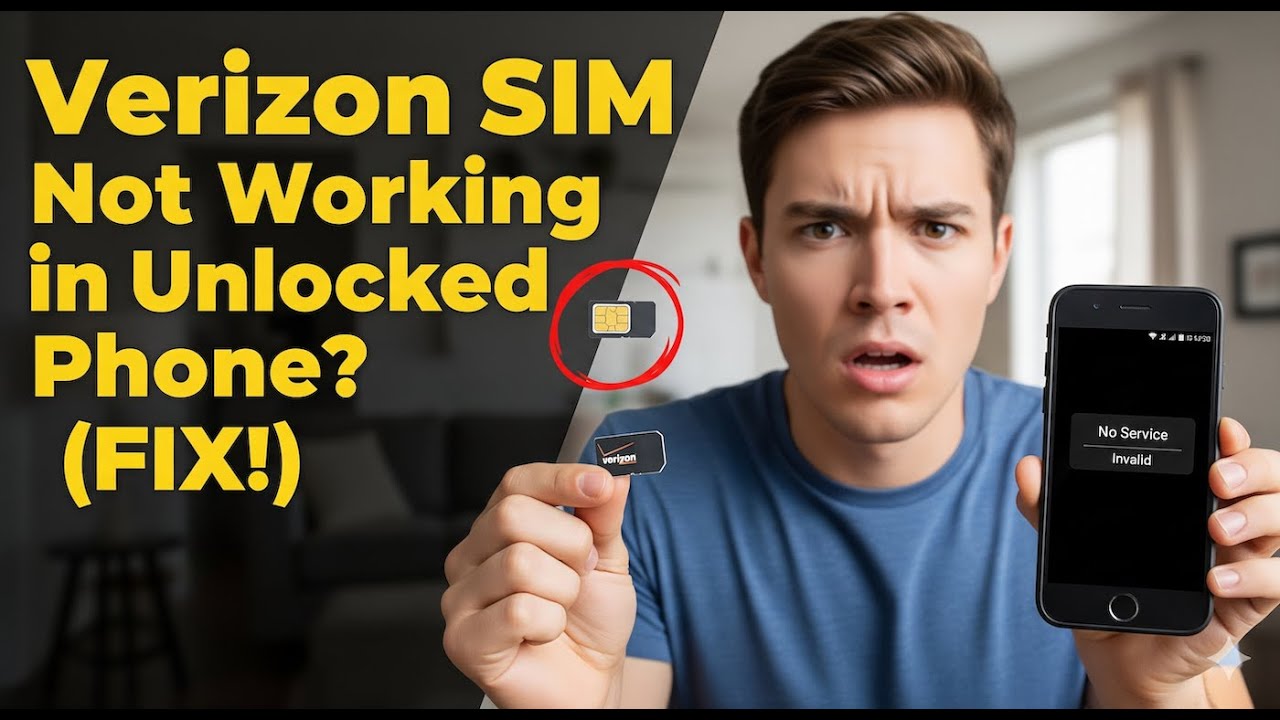 Verizon SIM Card Not Working? Here's the EASY Fix for Unlocked Phones!