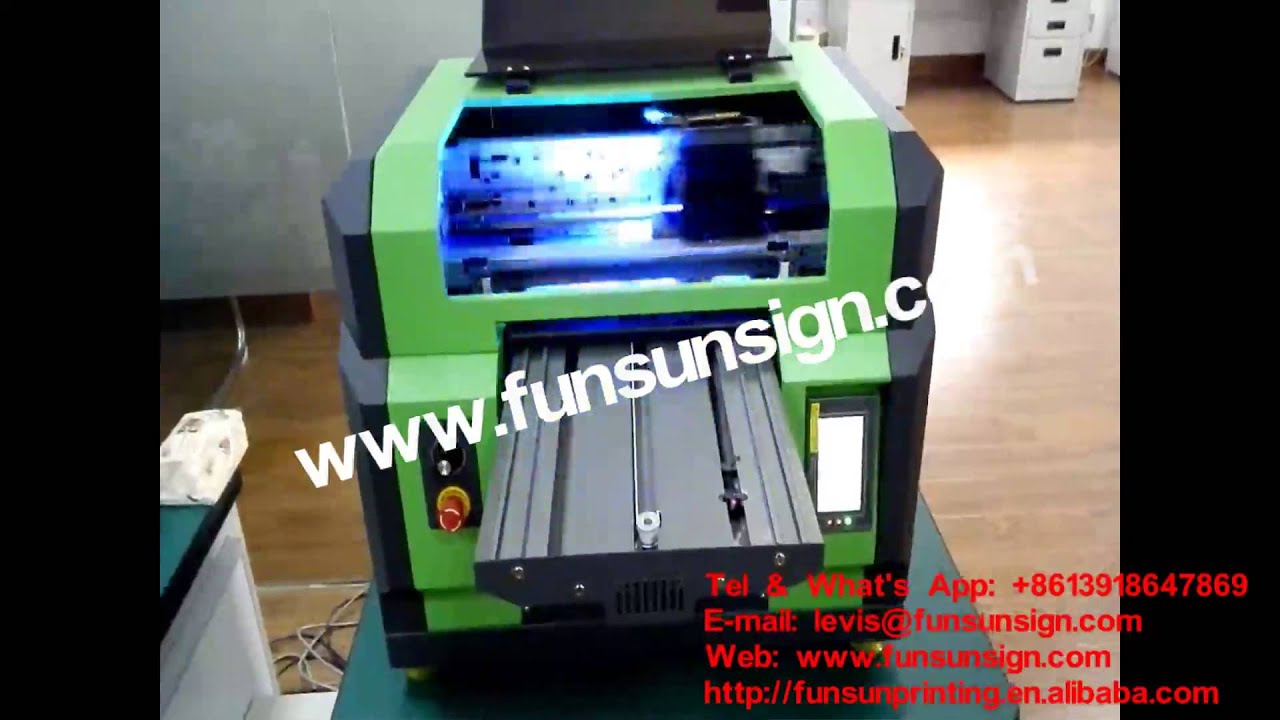 A3 UV flatbed printer  with one EPSON DX5 head, 1440dpi