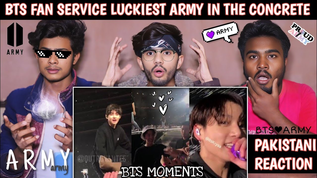 Bts Fan Service The Luckiest Army - Pakistani Reaction - Usman Rajpoot