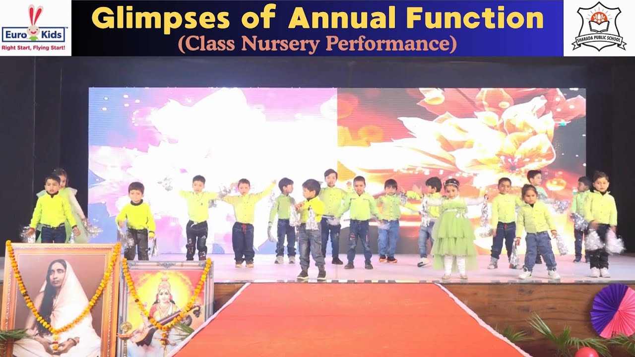Nursery Class Dance Performance | Cute Kids Performance at EuroKids Pre School Balrampur