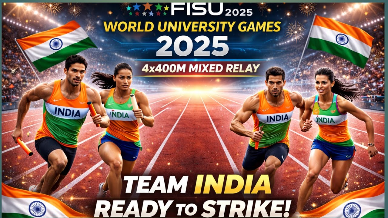 4 × 400m Mixed Relay | FISU World University Games 2025 | Full Race Highlights |