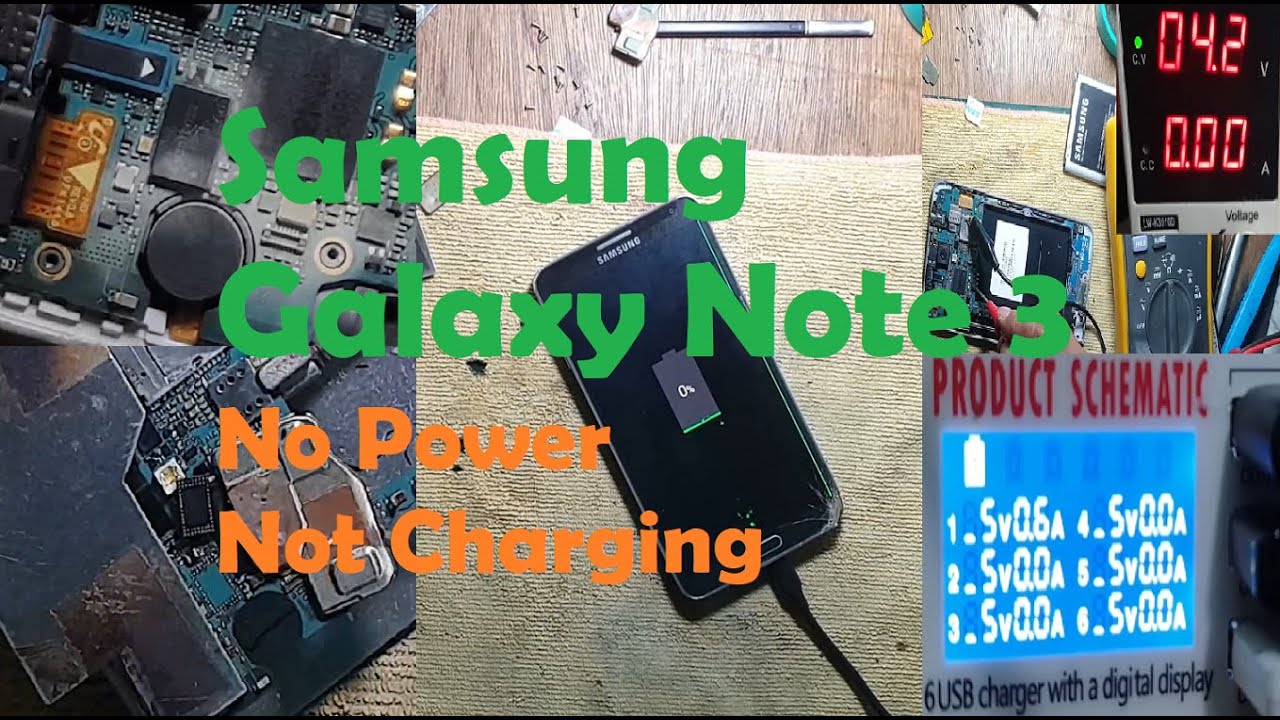 Samsung Galaxy Note 3 No Power Not Charging