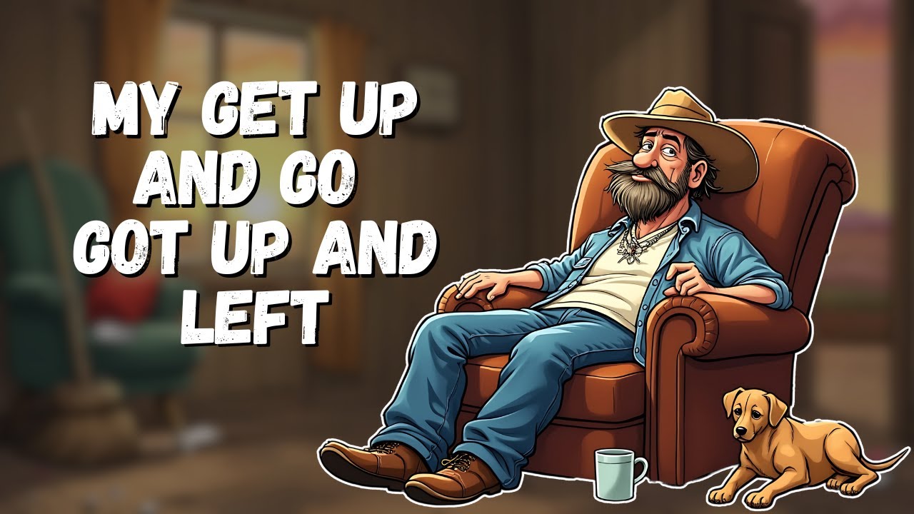 🎶 My Get Up and Go Got Up and Left | A Hilarious Country Song About Losing Motivation!