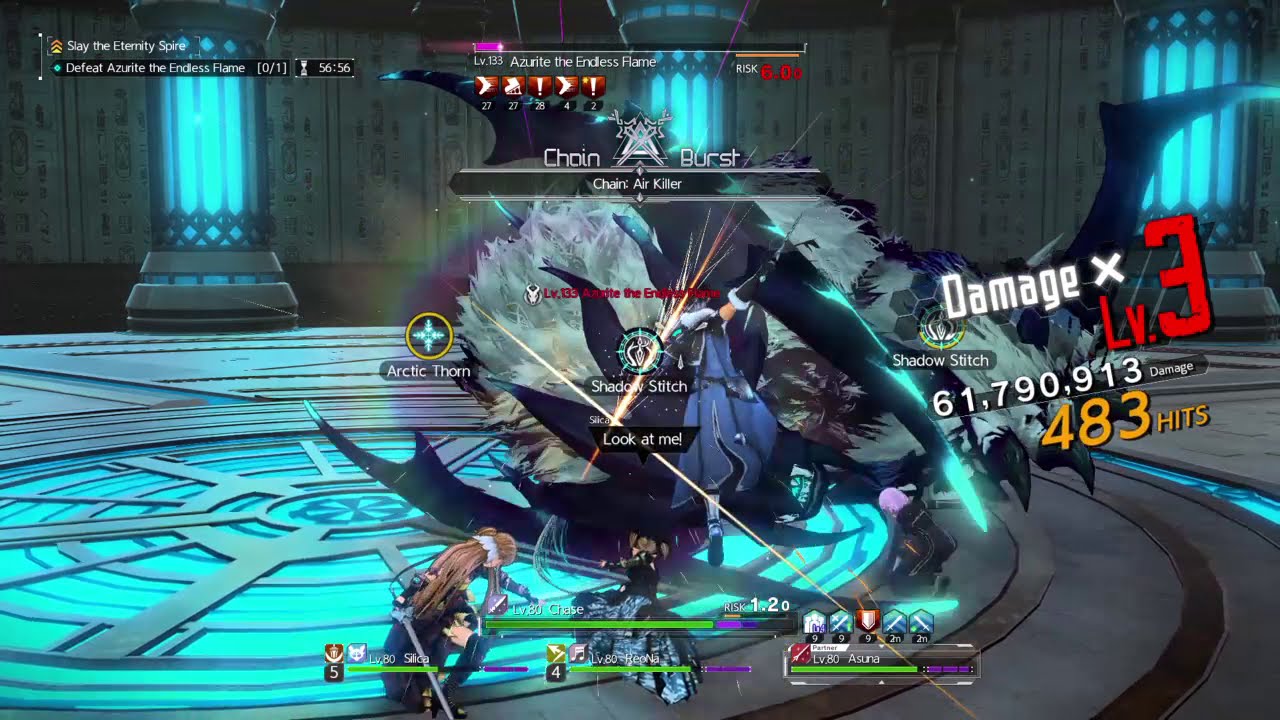 SWORD ART ONLINE Alicization Lycoris: North Extreme Raid Hard Mode Rapier Two Down