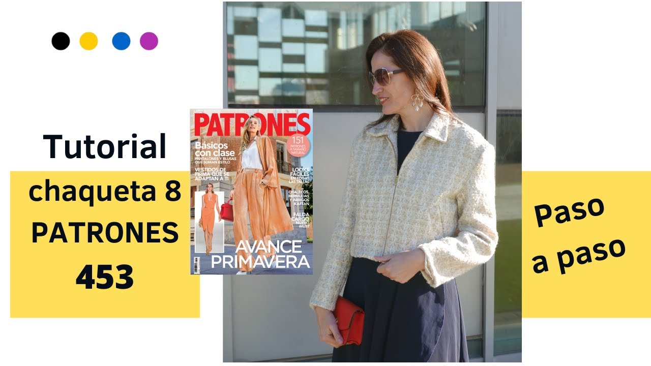 Tutorial CHAQUETA 8 de la edición 453 PATRONES