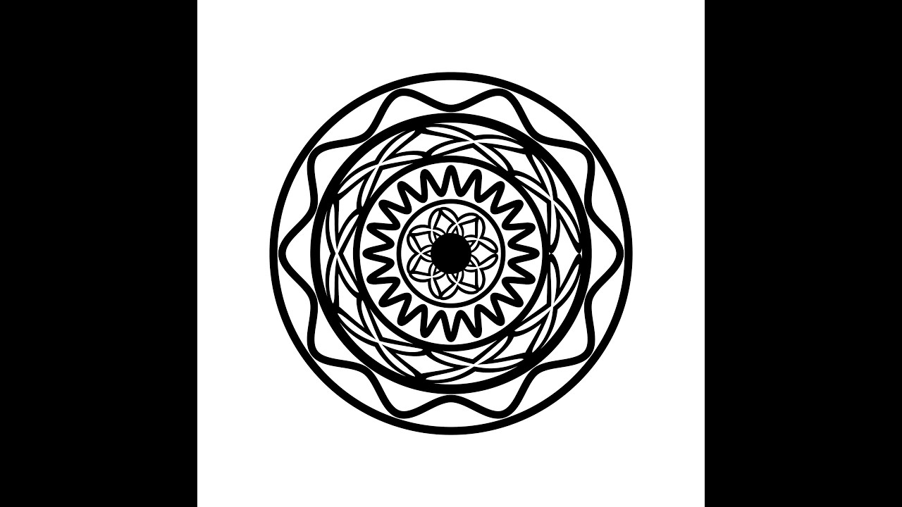 Let's learn easy Mandala design in Illustrator. Adobe Illustrator Tutorials.