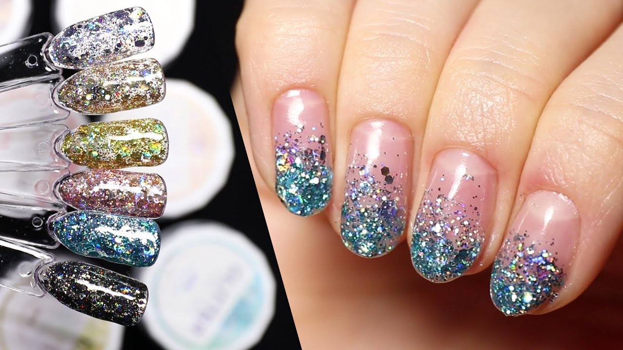 Super Glitter Gel ✨ Ombre Nails & 5 Nail Art Ideas