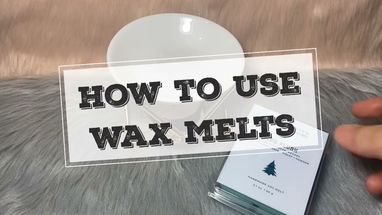 How to use scented wax melts | wax tarts using candle burner