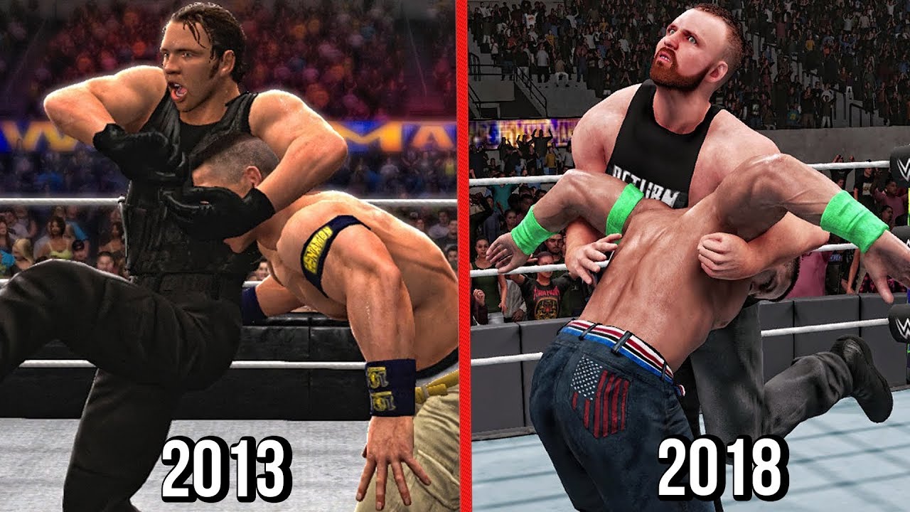 The Evolution Of Dean Ambrose's Dirty Deeds ( WWE 2K14 To WWE 2K19 )