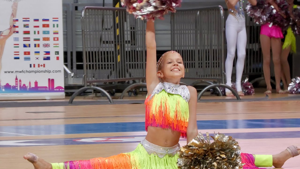 Majorettes LUCKY DANCE  / solo pompon cadets ,  Zadar 2023 Majorette World Championship