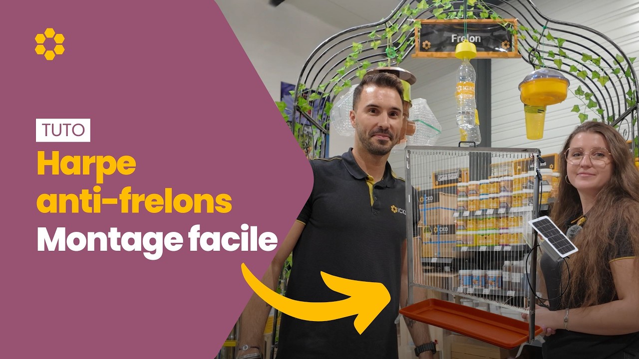 🛠️ TUTO - Montez votre harpe électrique anti-frelons en 1h30 chrono ⚡️