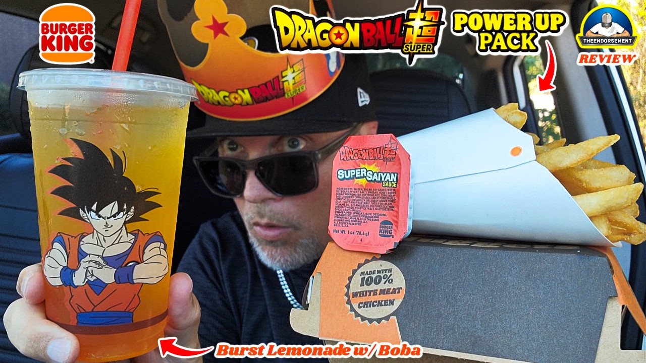 Обзор Burger King&reg; Dragon Ball Super Power Up Pack! 🐉⚽ | Коллаборация с Dragon Ball Z! theendorse...